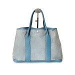Hermès Garden Party Canvas and Leather Tote Bag